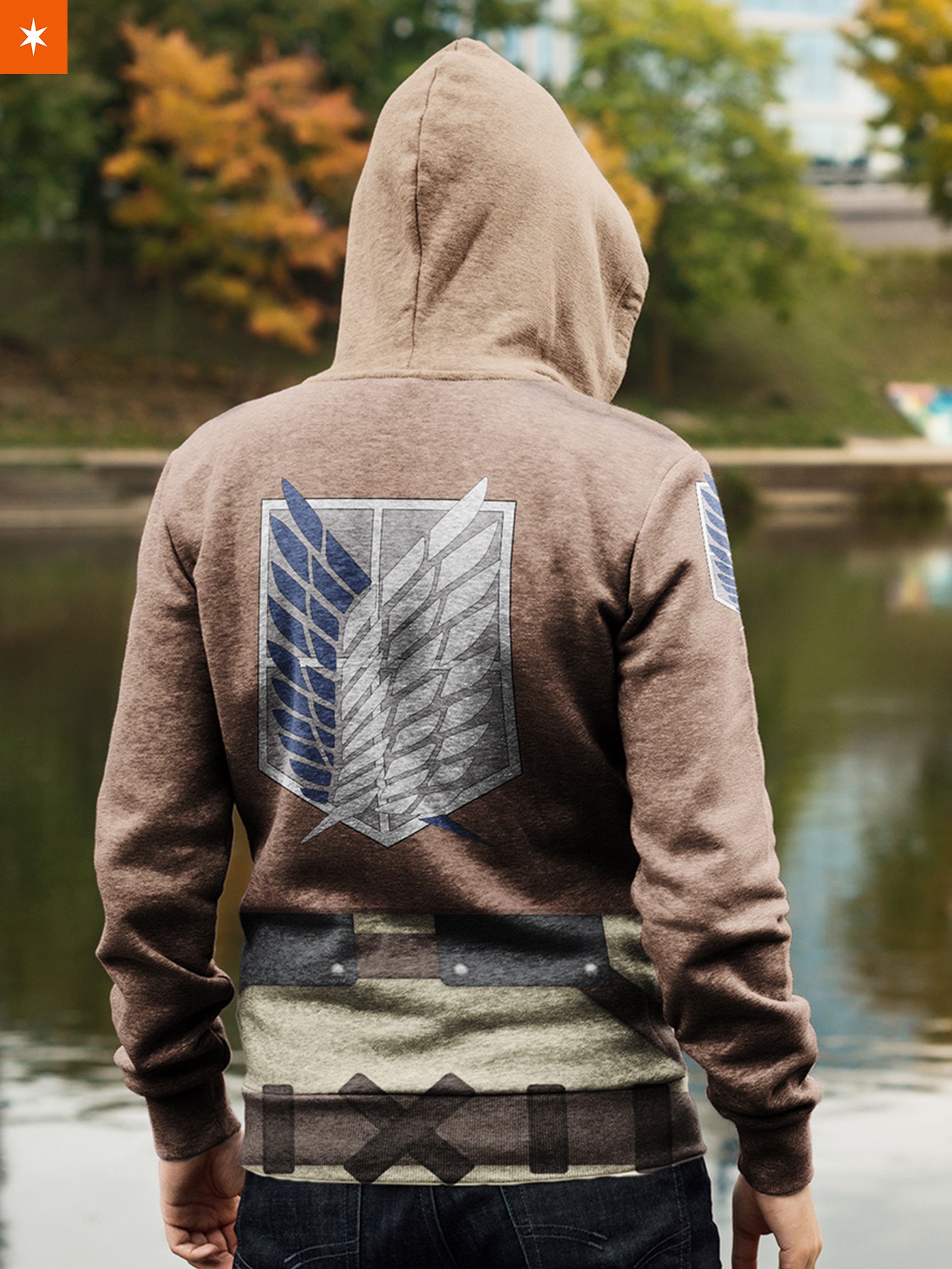 Fandomaniax - AOT Scout Regiment Unisex Zipped Hoodie