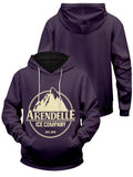 Fandomaniax - Arendelle Ice Co. Unisex Pullover Hoodie