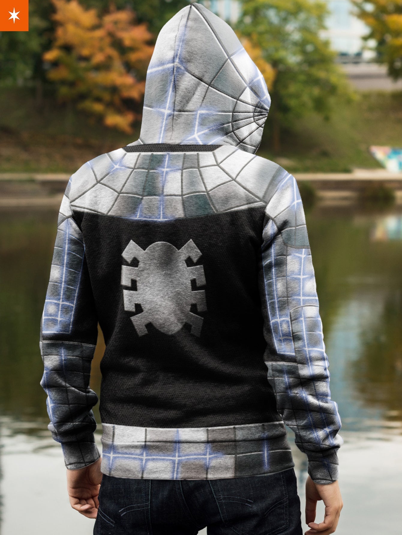 Fandomaniax - Armor Spidey Unisex Zipped Hoodie