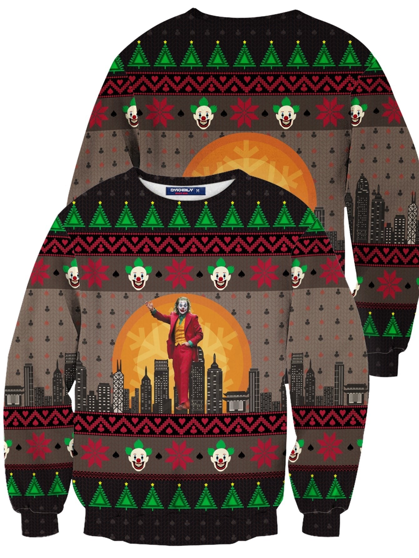 Fandomaniax - Arthur Fleck Christmas Unisex Wool Sweater