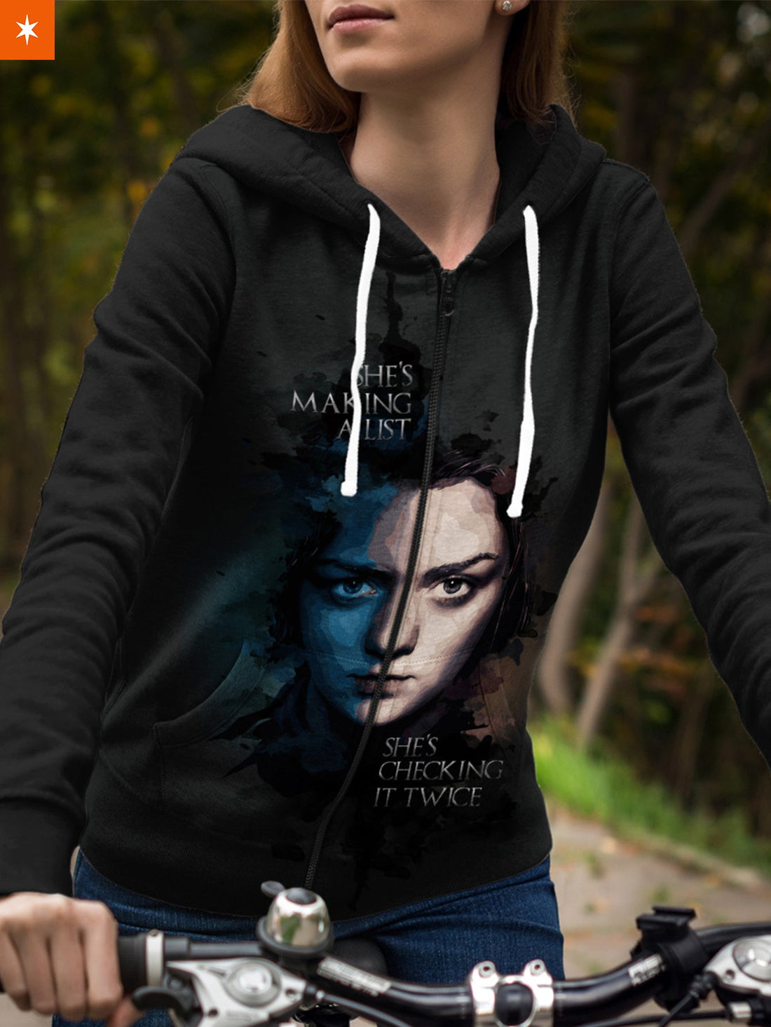 Fandomaniax - Arya's Kill List Unisex Zipped Hoodie