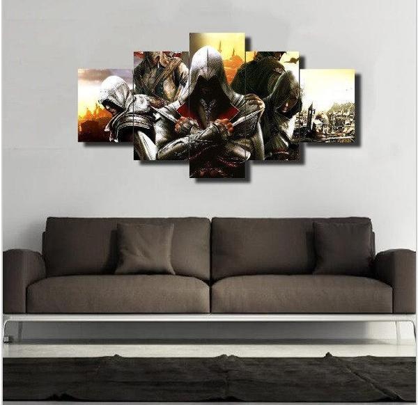 Fandomaniax - Assassin's Creed 5 Piece Canvas