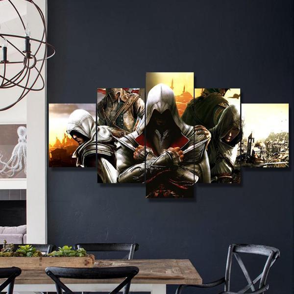 Fandomaniax - Assassin's Creed 5 Piece Canvas