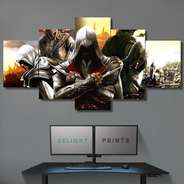 Fandomaniax - Assassin's Creed 5 Piece Canvas