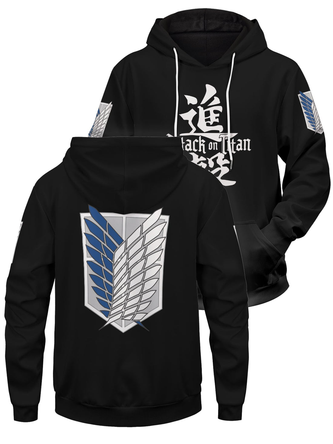 Fandomaniax - Attack on Titan Unisex Pullover Hoodie