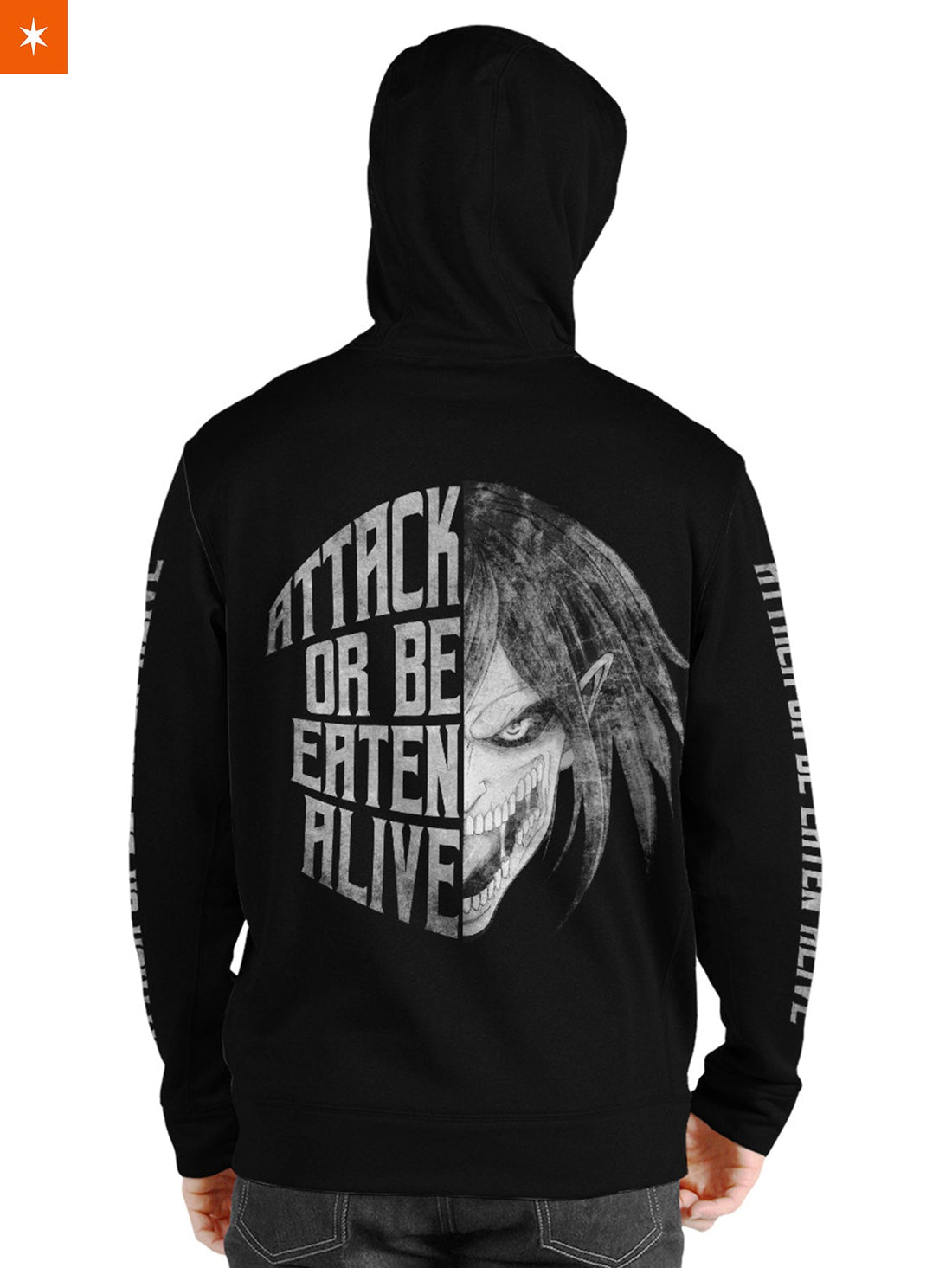 Fandomaniax - Attack Or Be Eaten Alive Unisex Pullover Hoodie