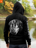 Fandomaniax - Attack Or Be Eaten Alive Unisex Zipped Hoodie