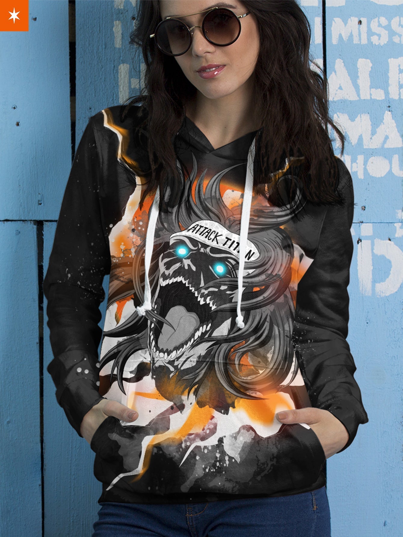 Fandomaniax - Attacking Titan Unisex Pullover Hoodie