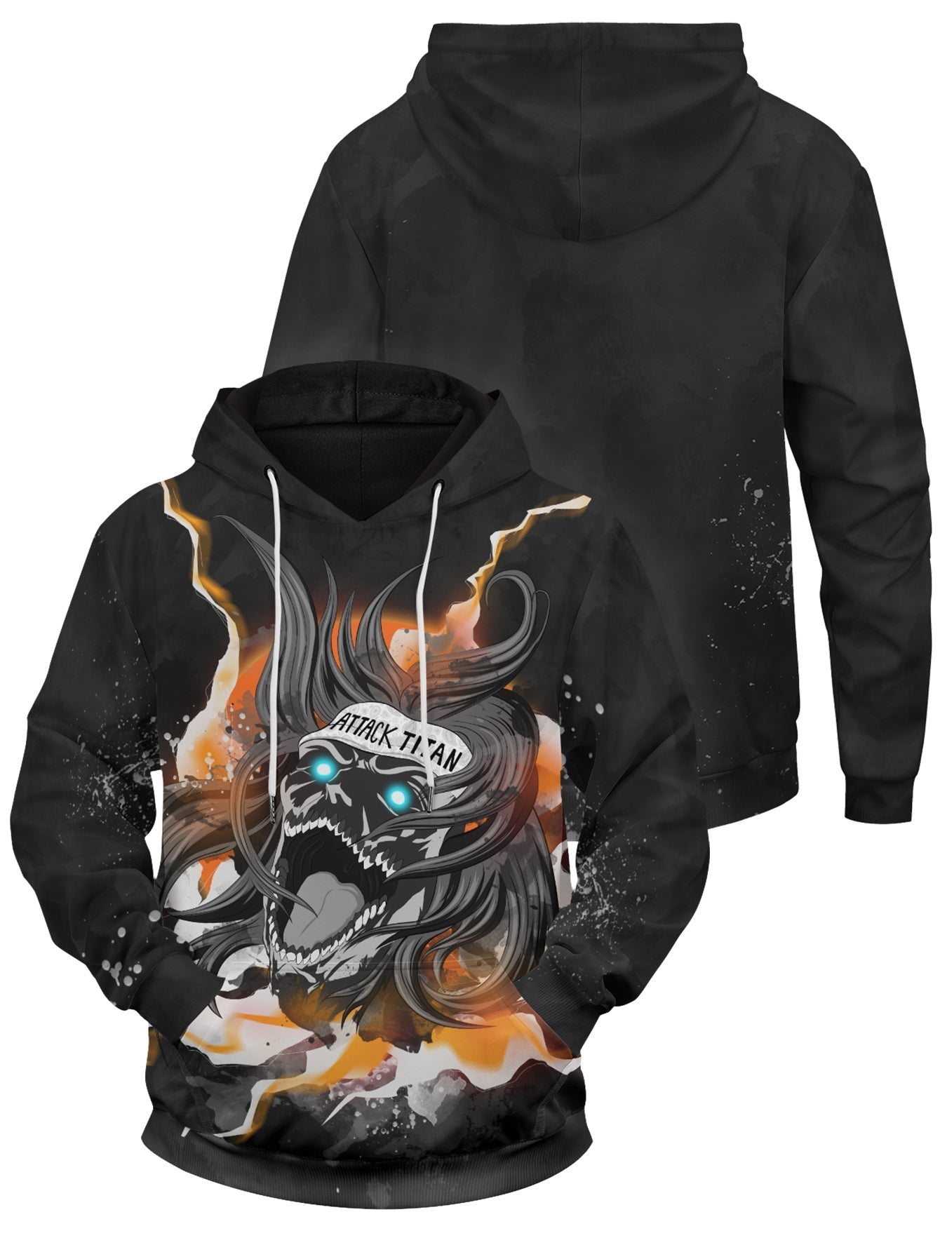 Fandomaniax - Attacking Titan Unisex Pullover Hoodie