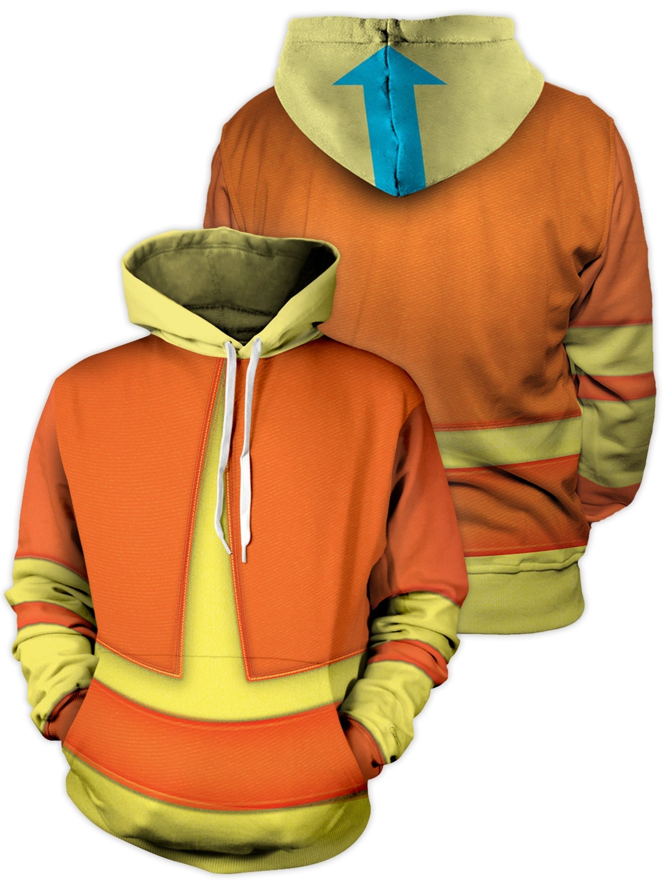 Fandomaniax - Avatar Aang Unisex Pullover Hoodie