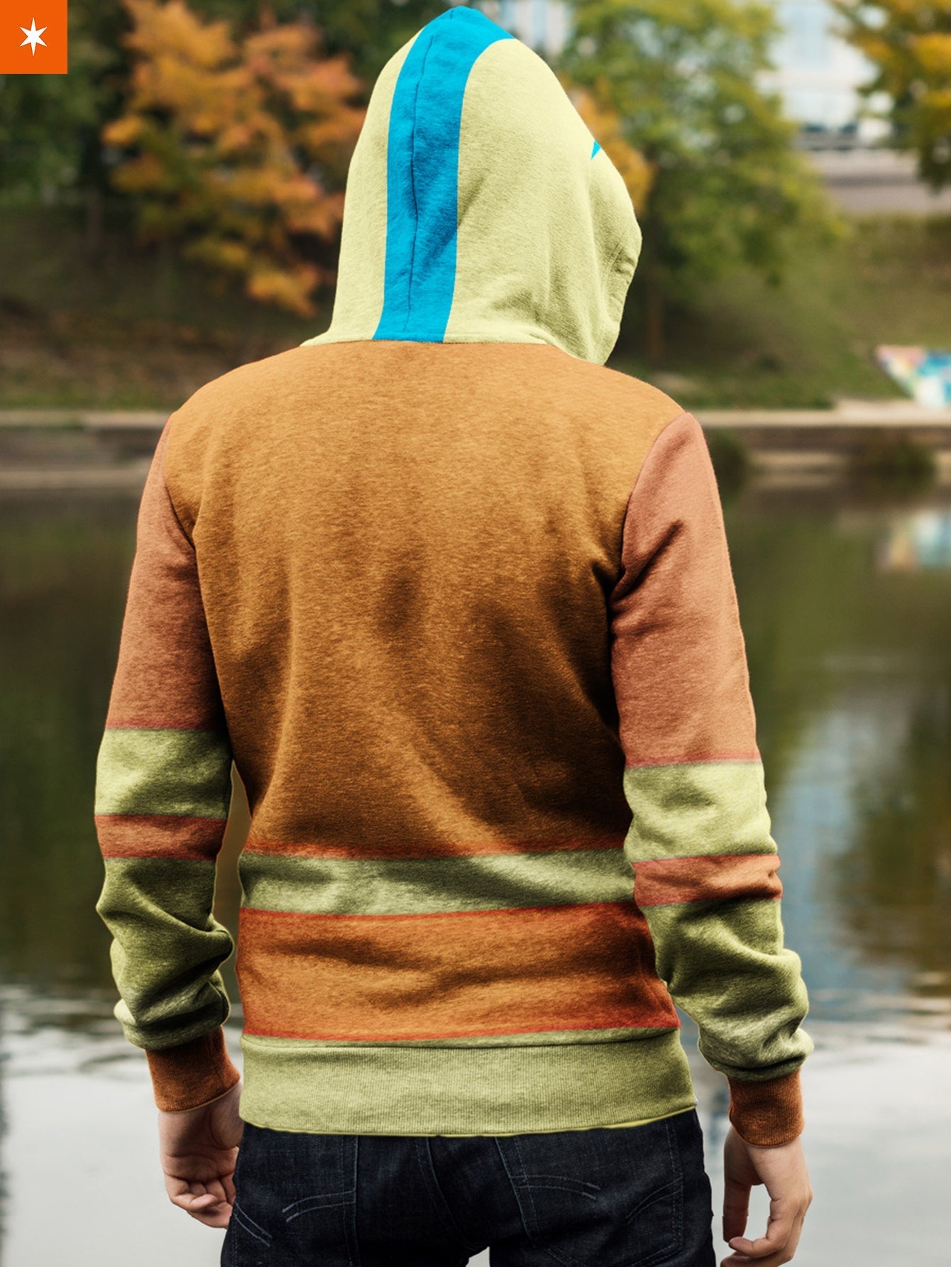 Fandomaniax - Avatar Aang Unisex Zipped Hoodie