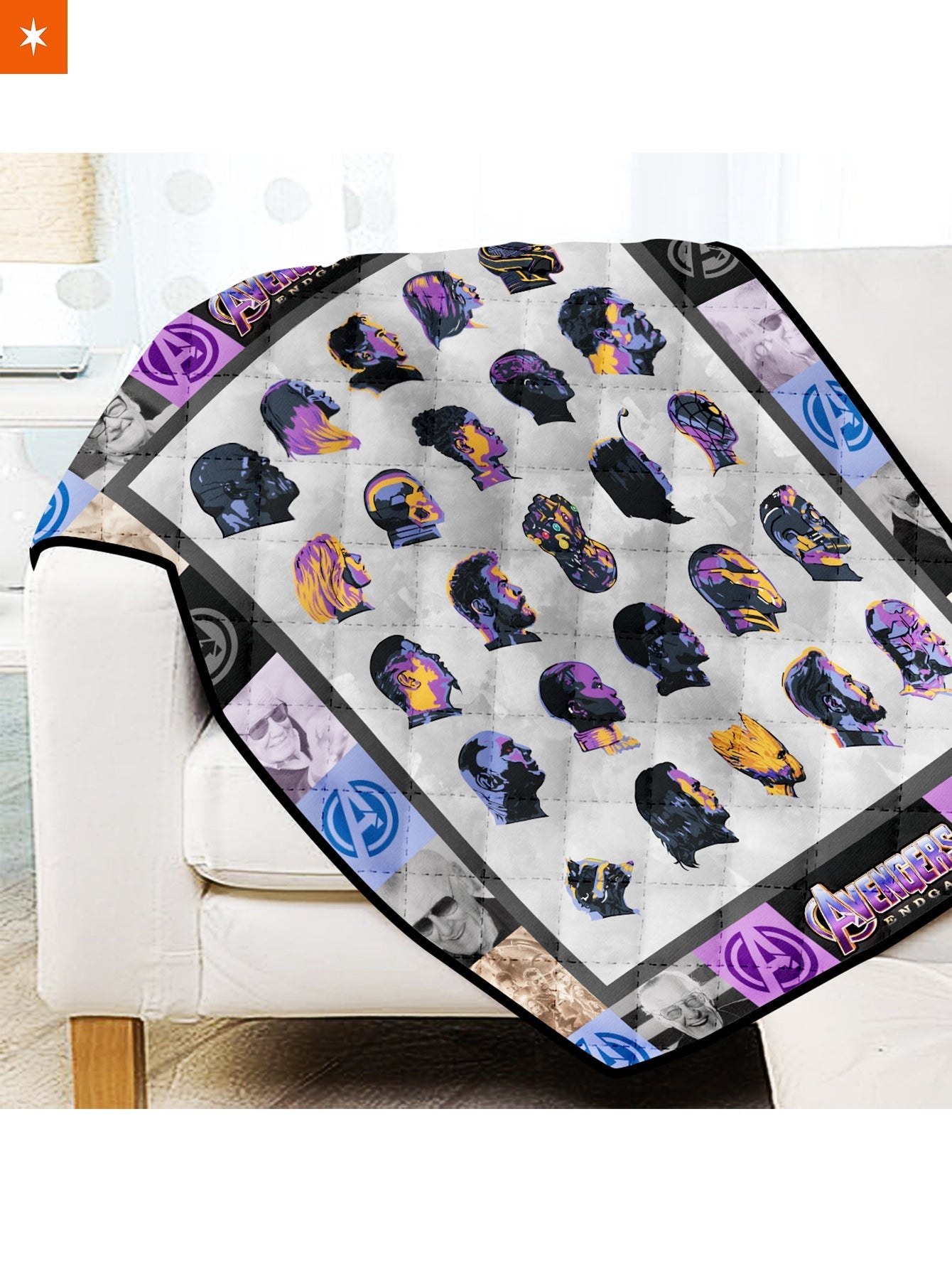 Fandomaniax - Avengers: Endgame Quilt Blanket