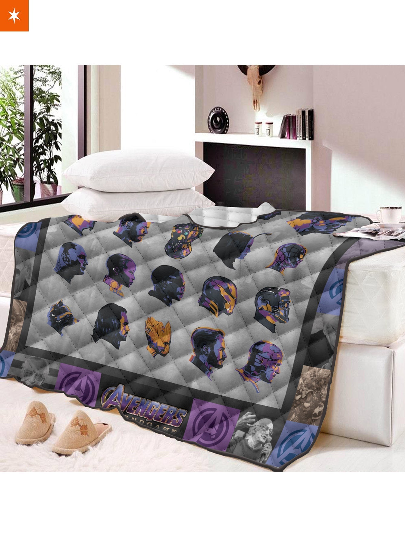 Fandomaniax - Avengers: Endgame Quilt Blanket