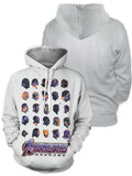 Fandomaniax - Avengers: Endgame Unisex Pullover Hoodie