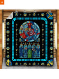 Fandomaniax - Avengers Stained Glass Quilt Blanket