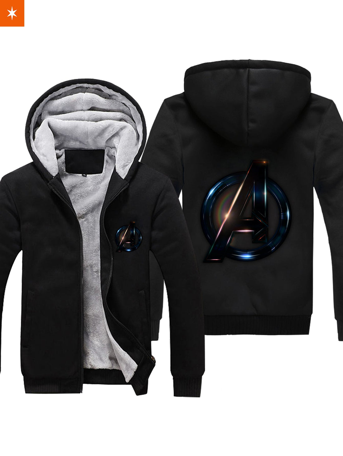 Fandomaniax - Avengers Symbol Velvet Hoodie