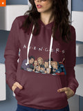 Fandomaniax - A.V.E.N.G.E.R.S Unisex Pullover Hoodie