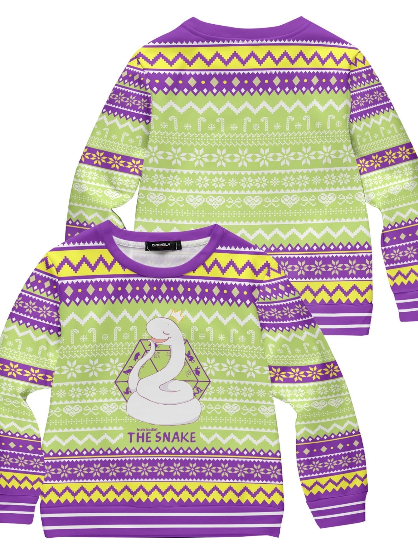 Fandomaniax - Ayame the Snake Kids Unisex Wool Sweater