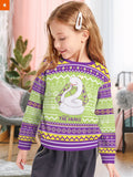 Fandomaniax - Ayame the Snake Kids Unisex Wool Sweater