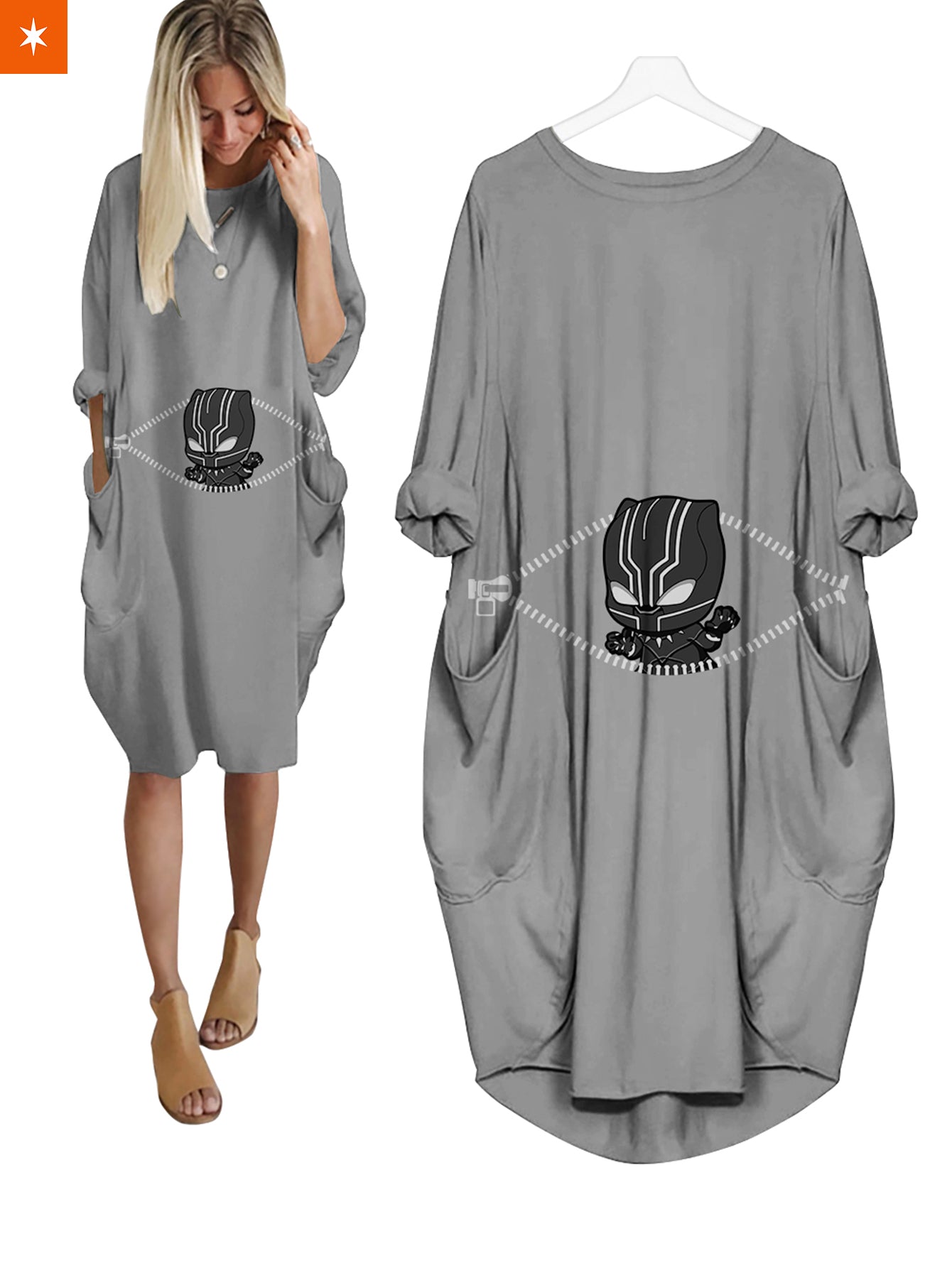 Fandomaniax - Baby Black Panther Peeking Dress