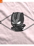 Fandomaniax - Baby Black Panther Peeking Maternity T-Shirt