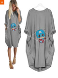 Fandomaniax - Baby Captain America Peeking Dress