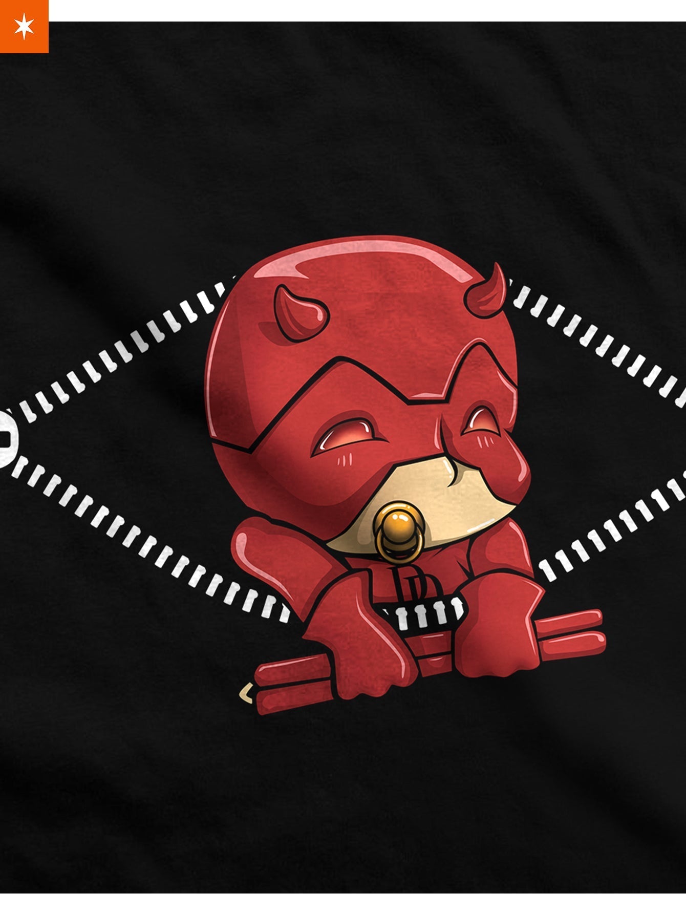 Fandomaniax - Baby Daredevil Peeking Maternity T-Shirt