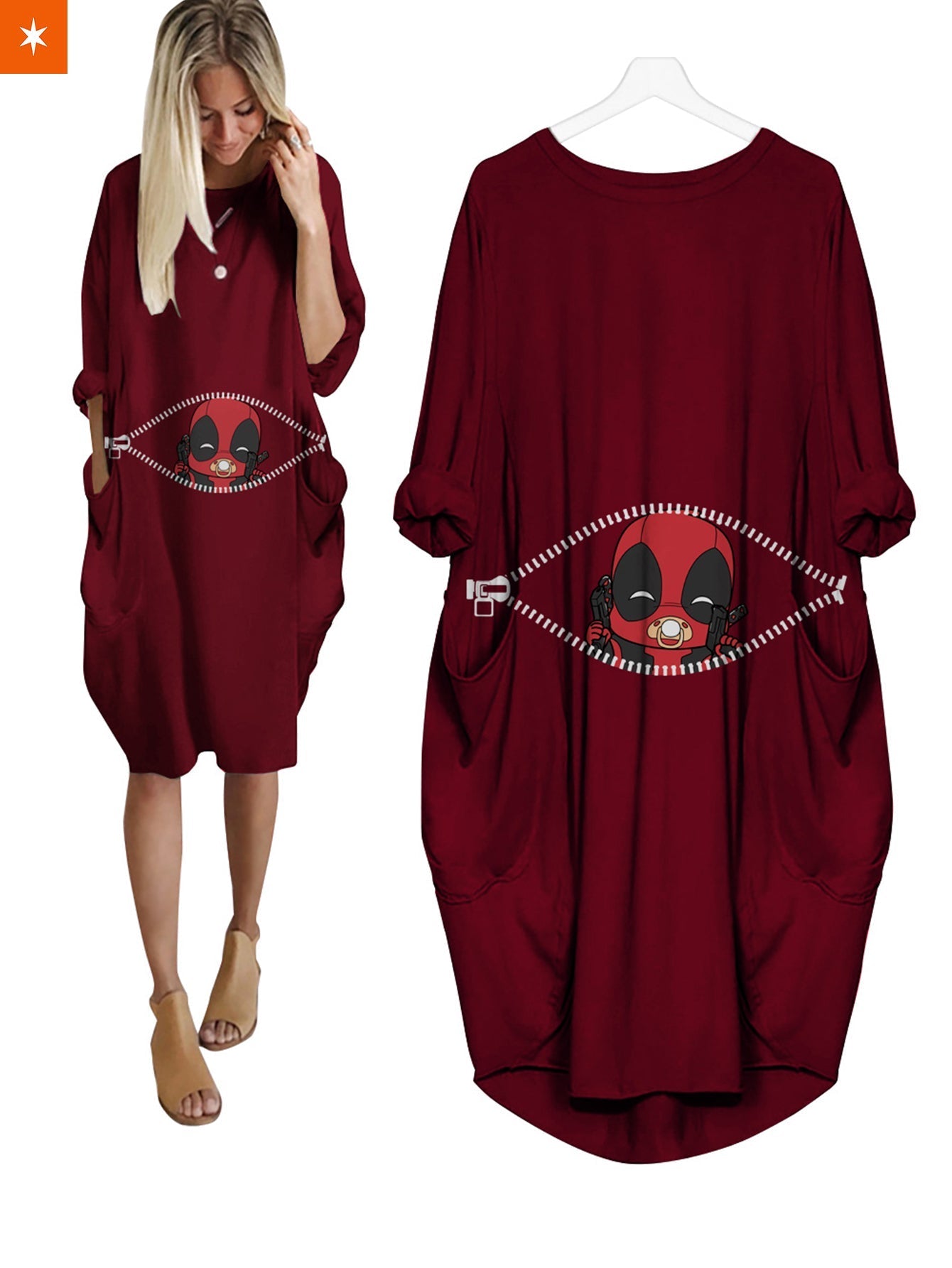 Fandomaniax - Baby Deadpool Peeking Dress