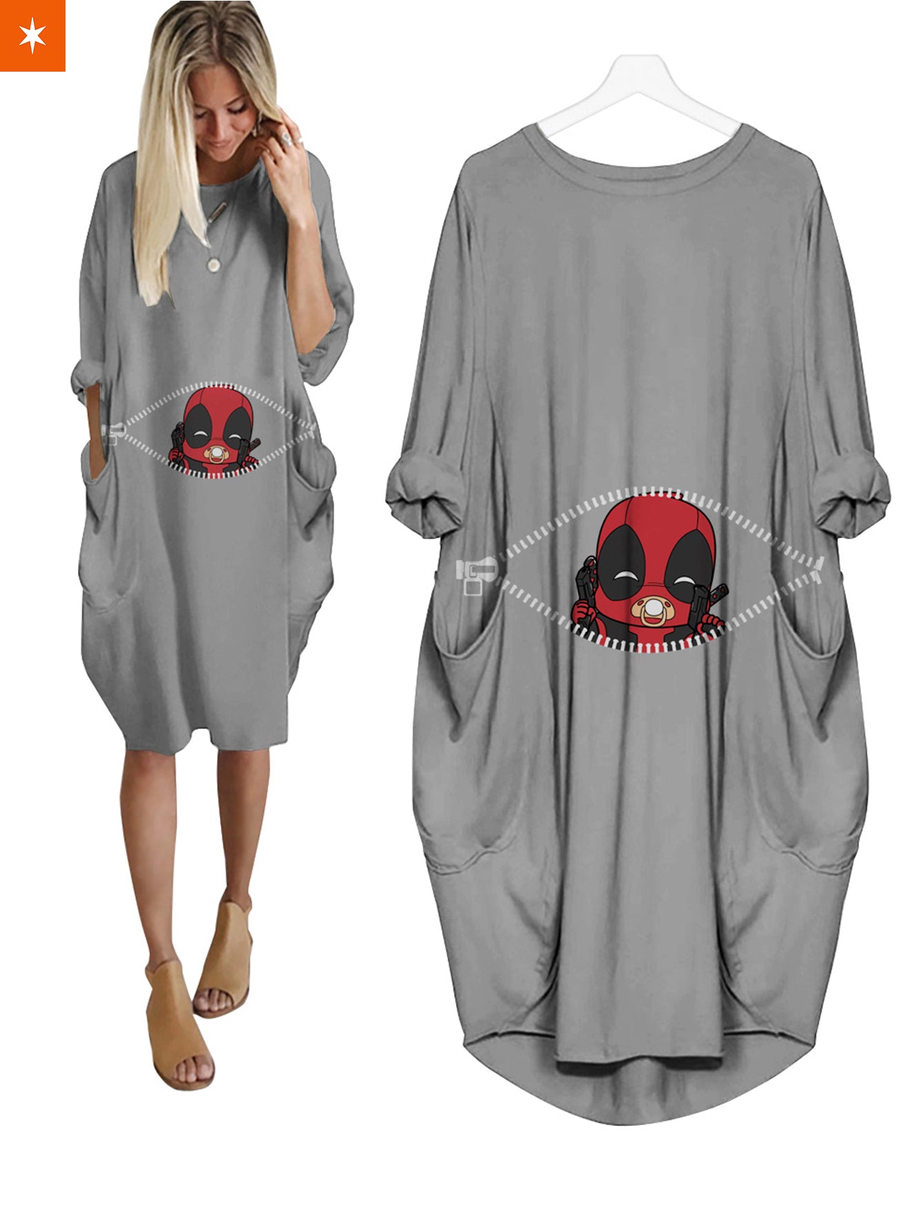 Fandomaniax - Baby Deadpool Peeking Dress