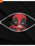 Fandomaniax - Baby Deadpool Peeking Maternity T-Shirt