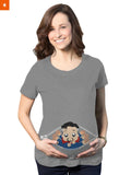 Fandomaniax - Baby Doctor Strange Peeking Maternity T-Shirt