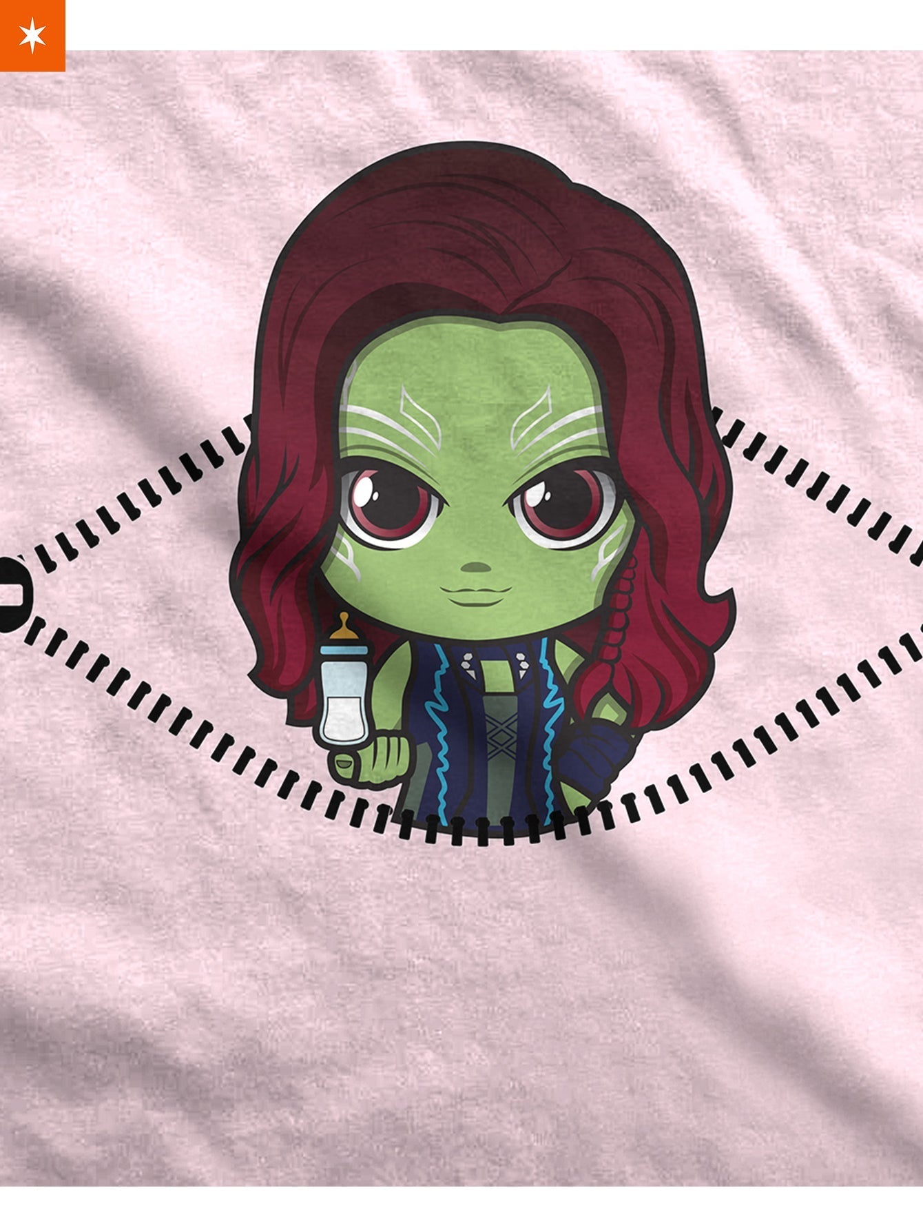 Fandomaniax - Baby Gamora Peeking Maternity T-Shirt