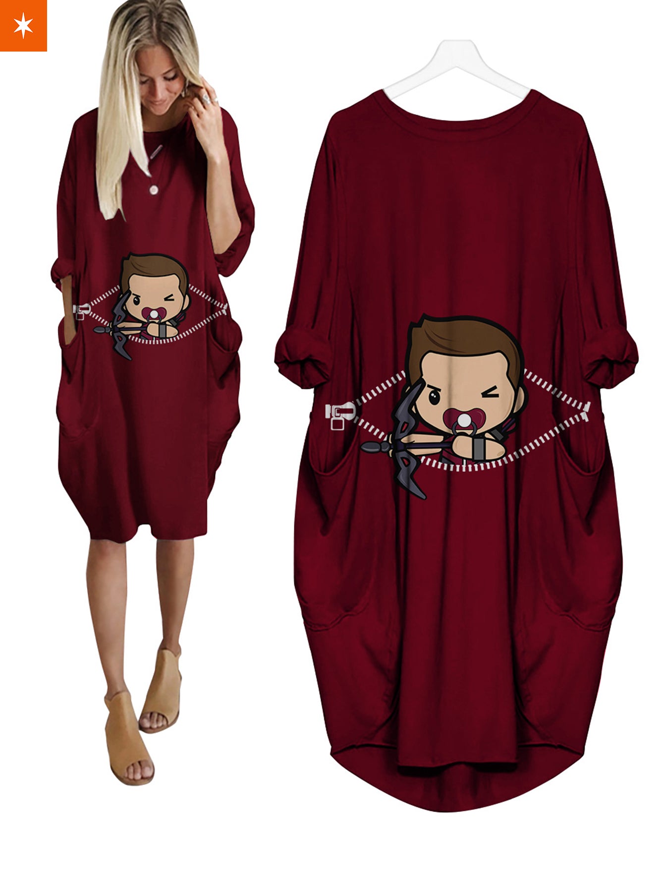 Fandomaniax - Baby Hawkeye Peeking Dress