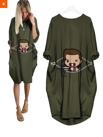 Fandomaniax - Baby Hawkeye Peeking Dress