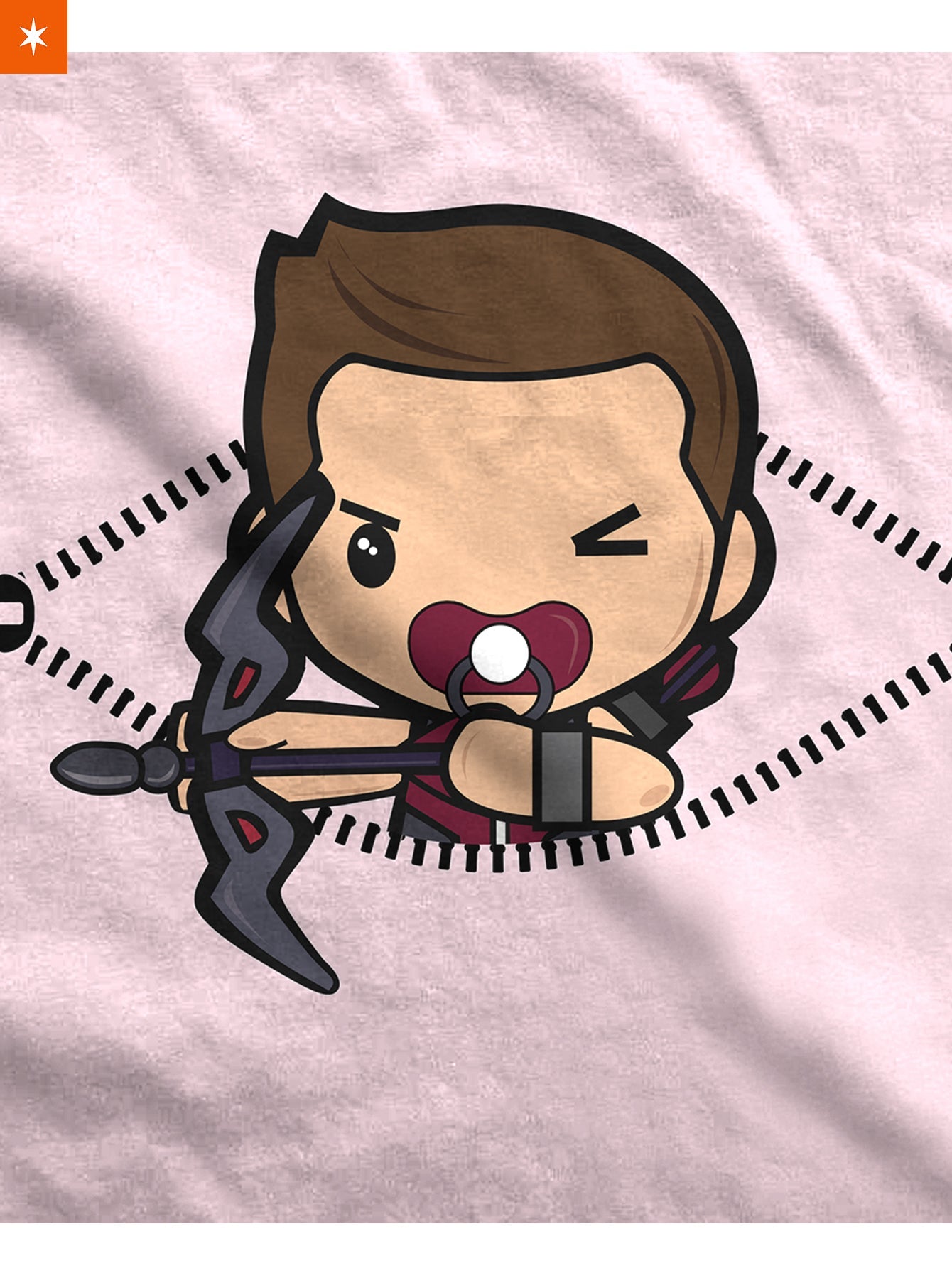 Fandomaniax - Baby Hawkeye Peeking Maternity T-Shirt