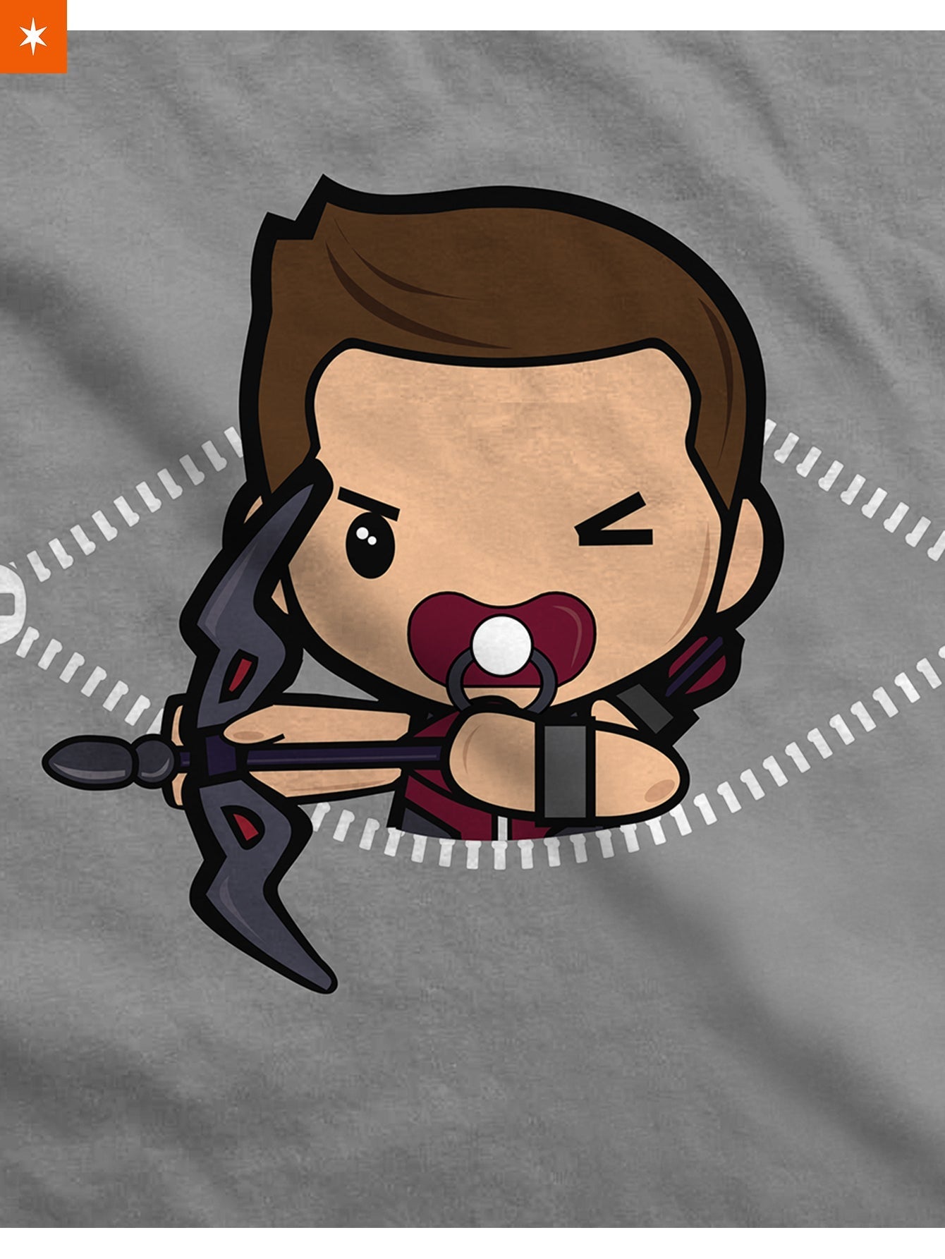 Fandomaniax - Baby Hawkeye Peeking Maternity T-Shirt