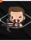 Fandomaniax - Baby Hawkeye Peeking Maternity T-Shirt