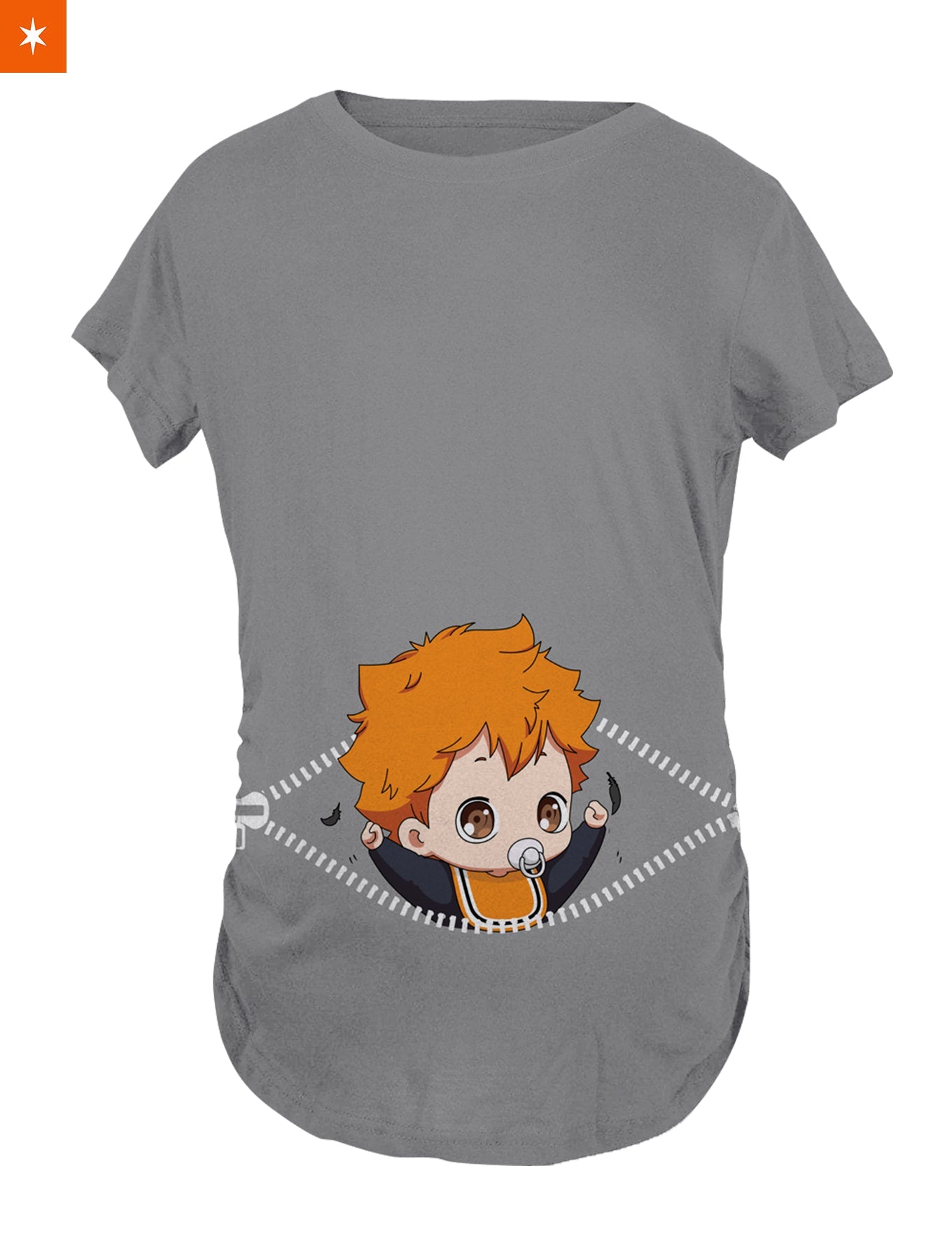 Fandomaniax - Baby Hinata Peeking Maternity T-Shirt