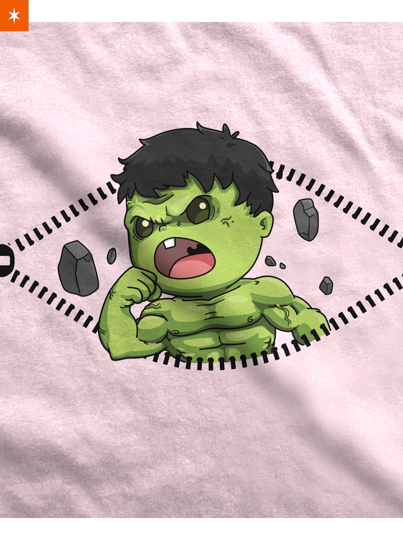 Fandomaniax - Baby Hulk Peeking Maternity T-Shirt