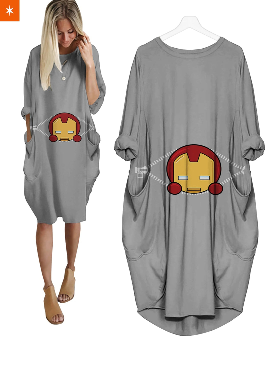 Fandomaniax - Baby Iron Man Peeking Dress