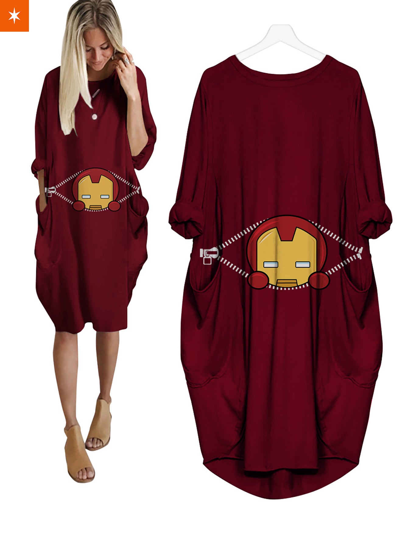 Fandomaniax - Baby Iron Man Peeking Dress