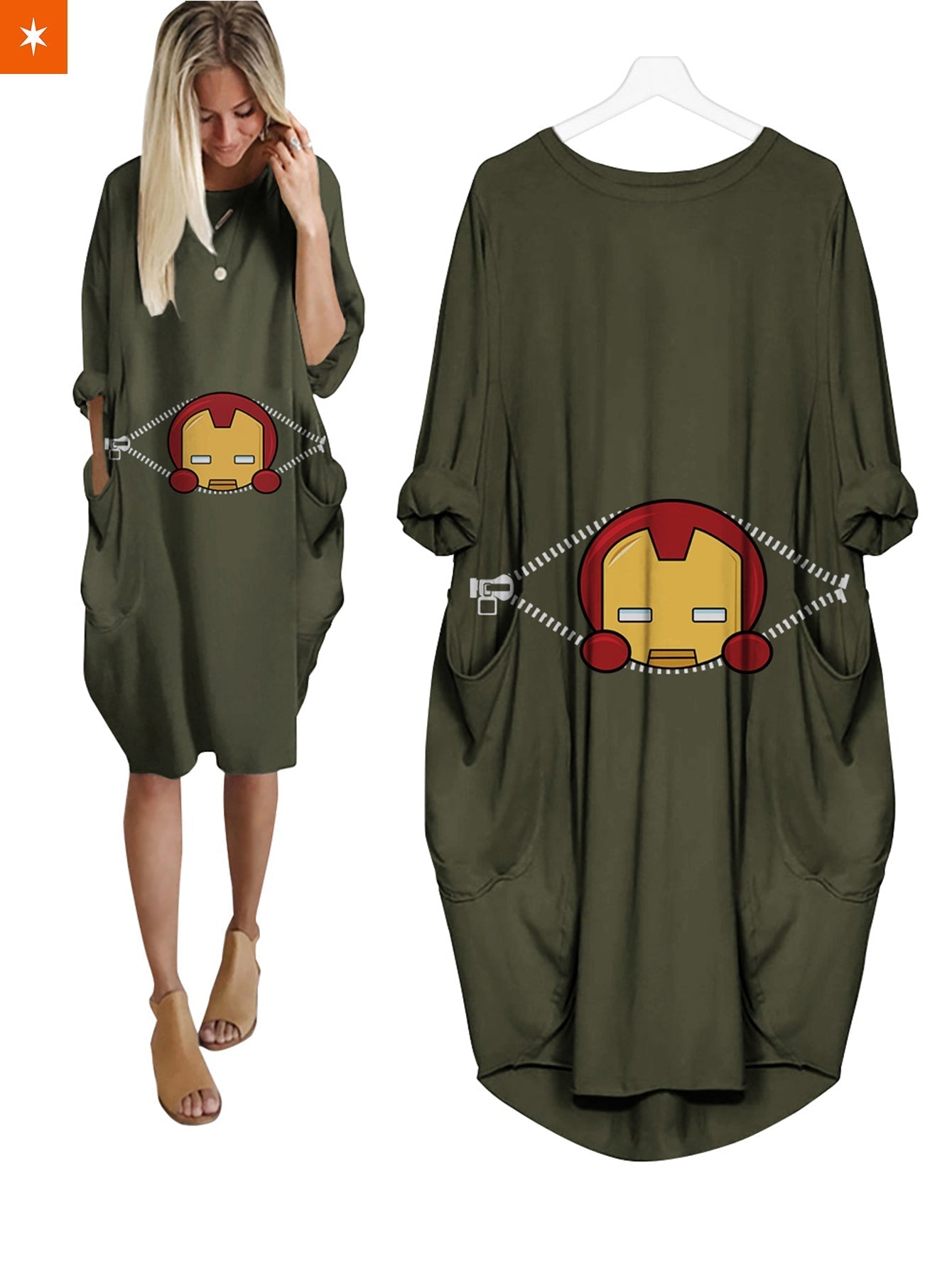 Fandomaniax - Baby Iron Man Peeking Dress