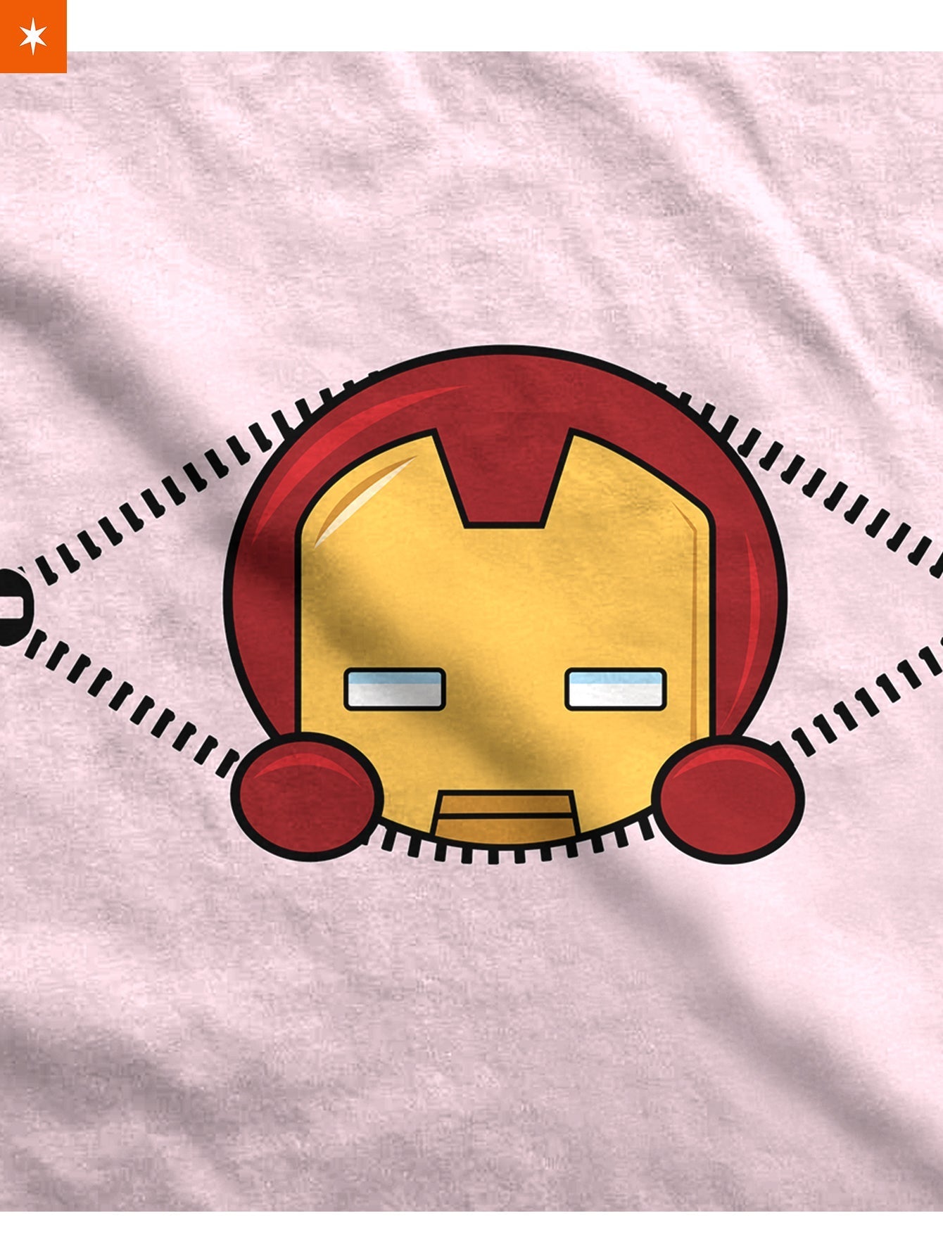 Fandomaniax - Baby Iron Man Peeking Maternity T-Shirt