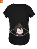 Fandomaniax - Baby Kageyama Peeking Maternity T-Shirt