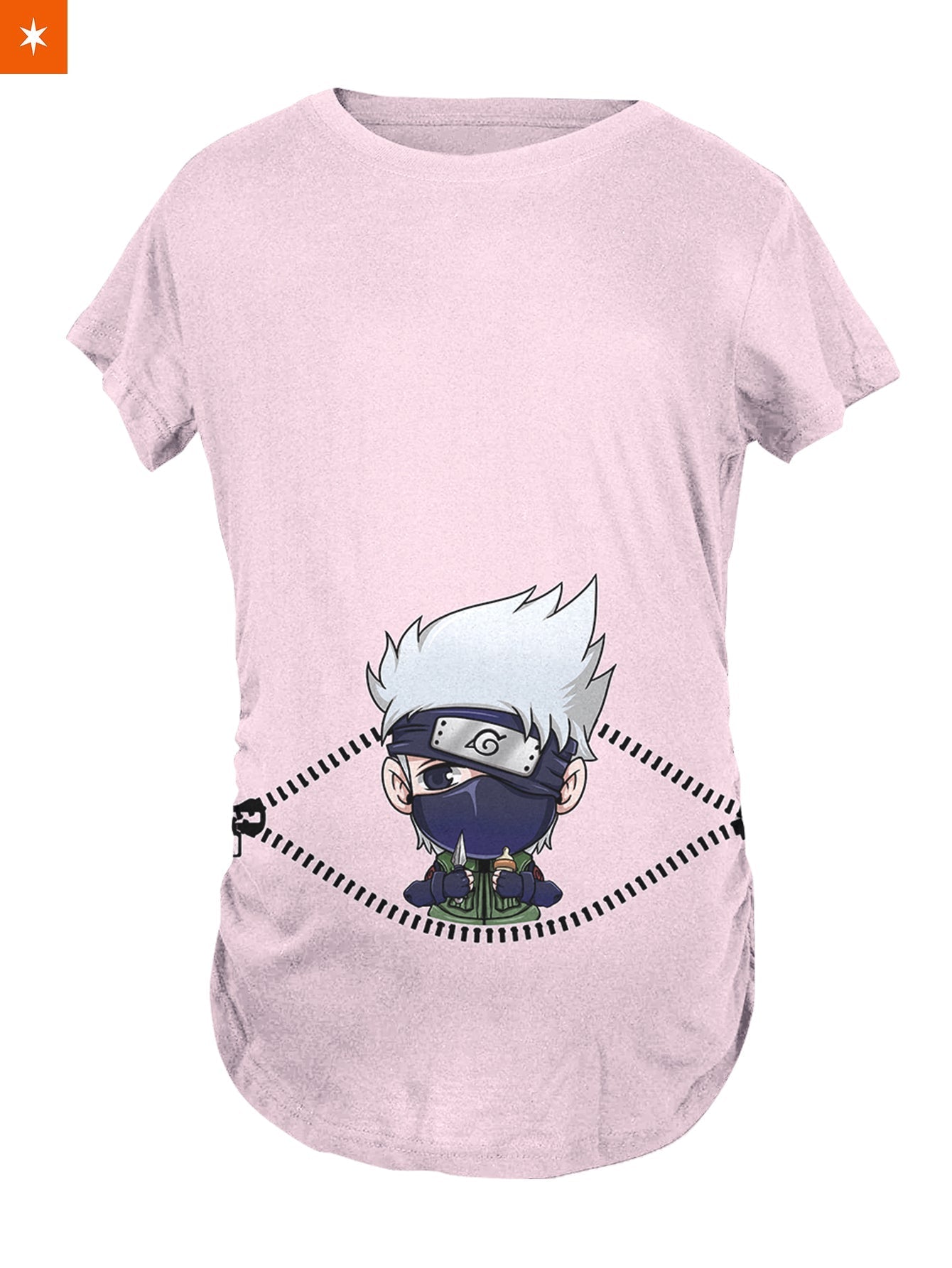 Fandomaniax - Baby Kakashi Peeking Maternity T-Shirt