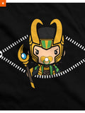 Fandomaniax - Baby Loki Peeking Maternity T-Shirt