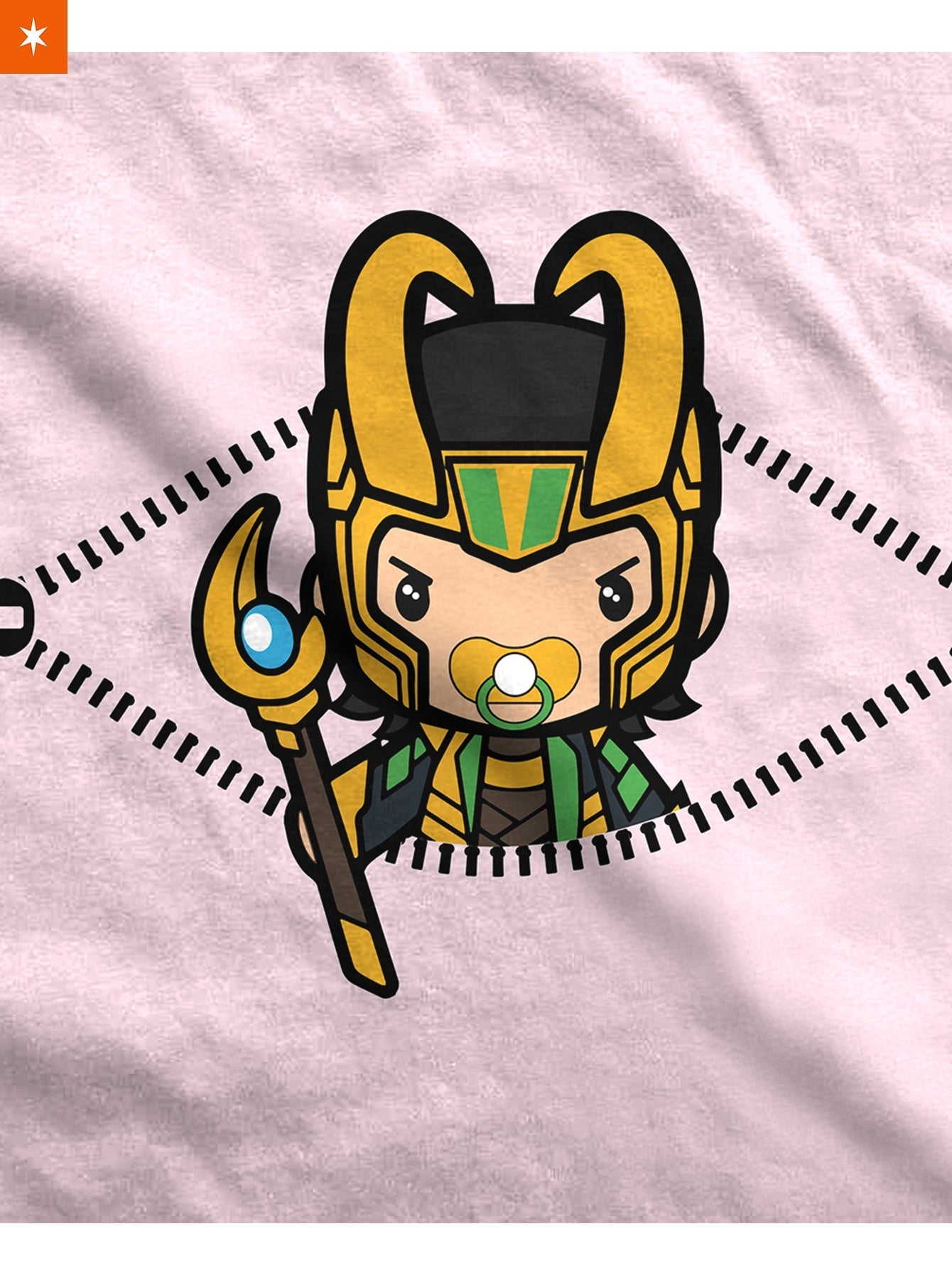 Fandomaniax - Baby Loki Peeking Maternity T-Shirt