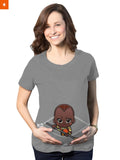 Fandomaniax - Baby Okoye Peeking Maternity T-Shirt