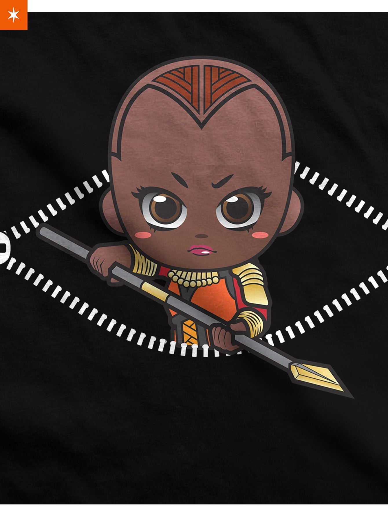 Fandomaniax - Baby Okoye Peeking Maternity T-Shirt