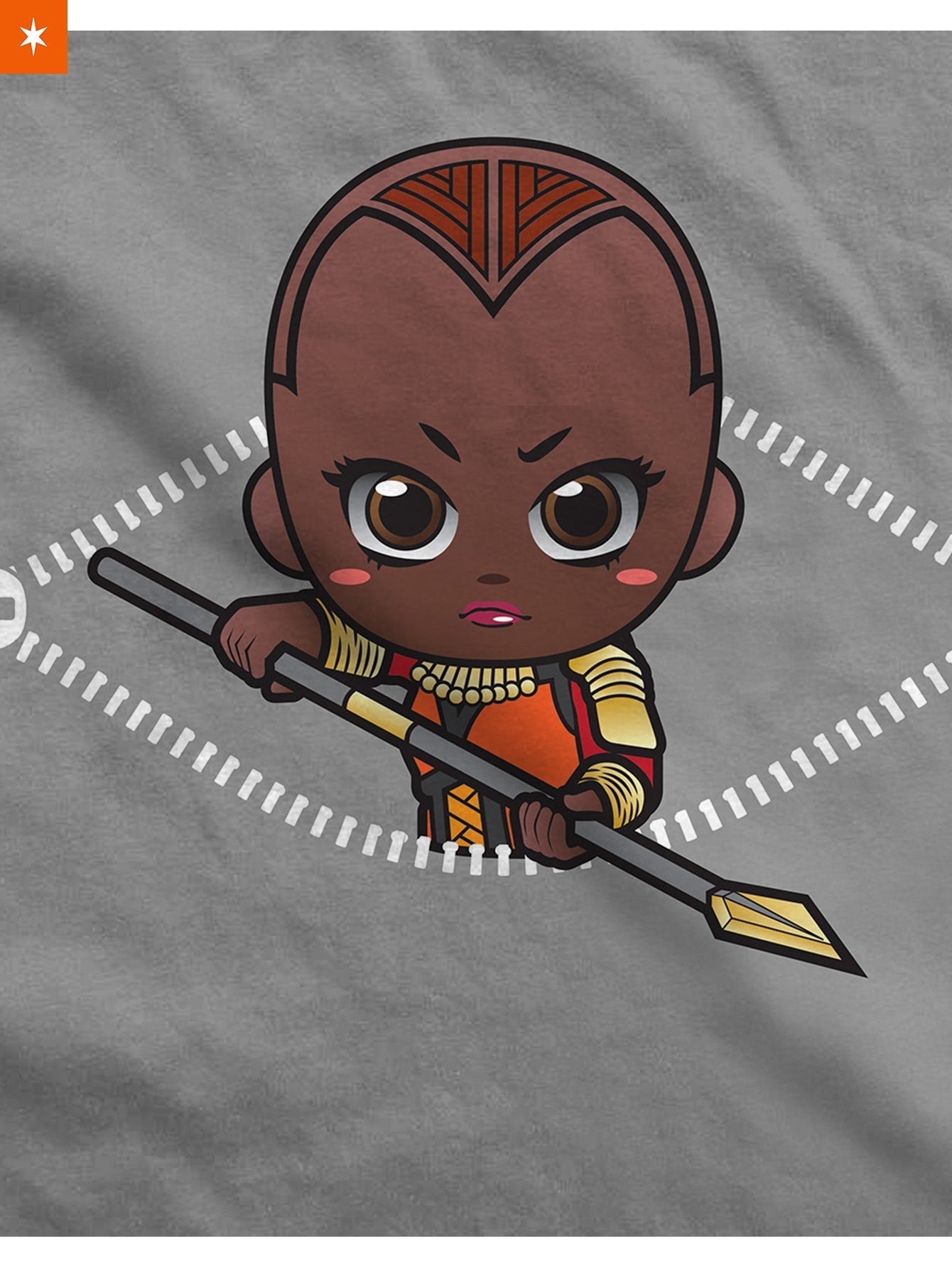 Fandomaniax - Baby Okoye Peeking Maternity T-Shirt